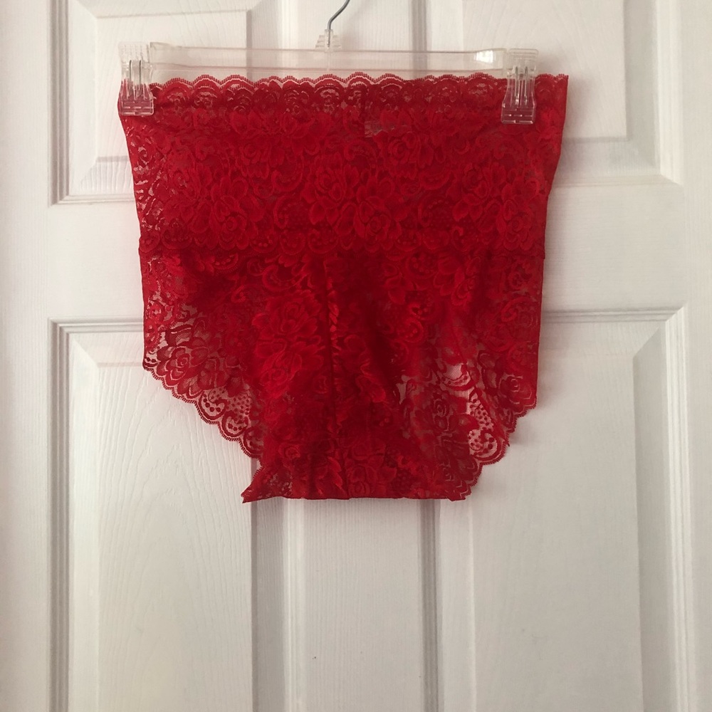 XXXL NEW Red Lace Panties Underwear Lingerie